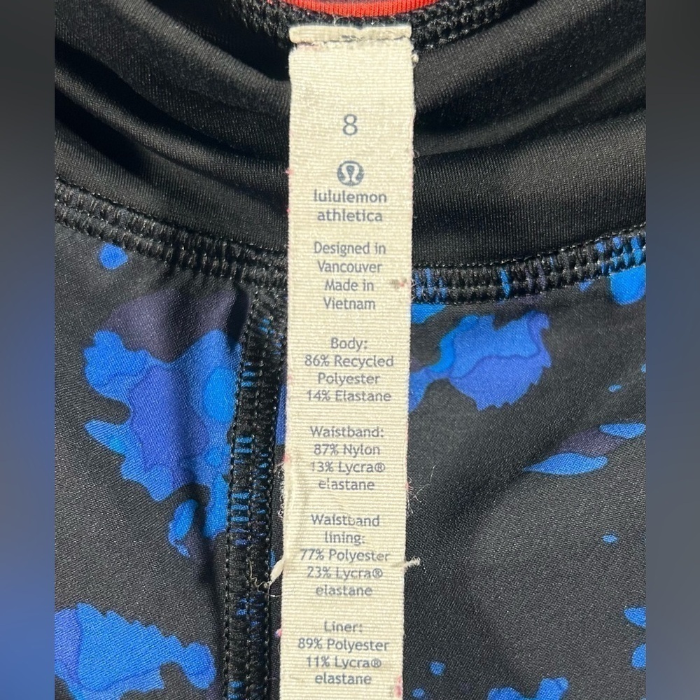Lululemon Speed Up Shorts Womens Running Stretch Lined Black 2.5" Active Sz 8 - Picture 10 of 16